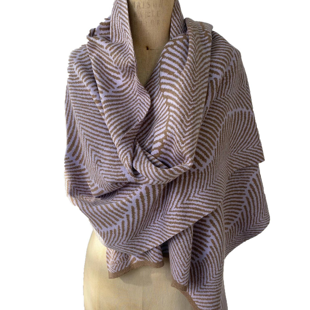 Forest Fern Wrap - Lavender & Pebble