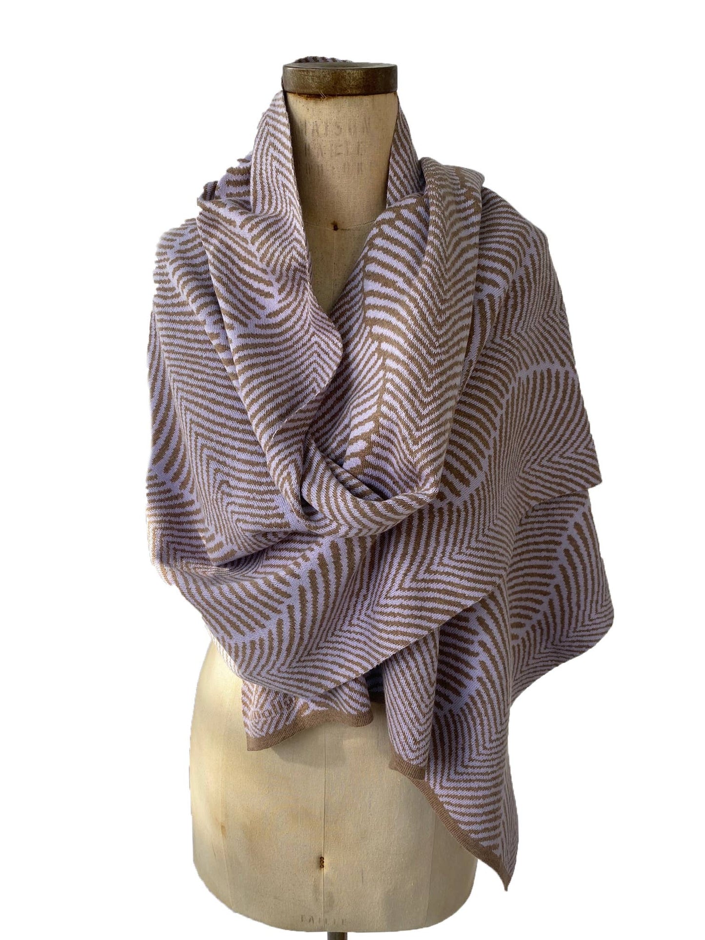 Forest Fern Wrap - Lavender & Pebble