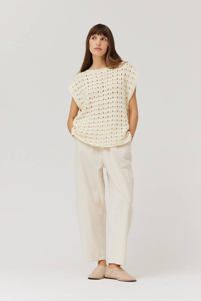 
                      
                        Cotton Crochet Top - Ivory
                      
                    