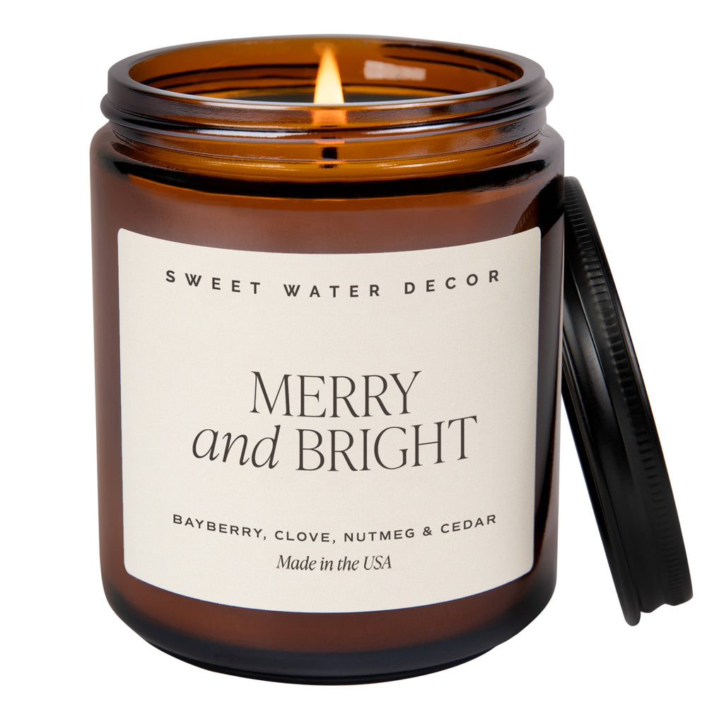 Merry and Bright 9oz Soy Candle