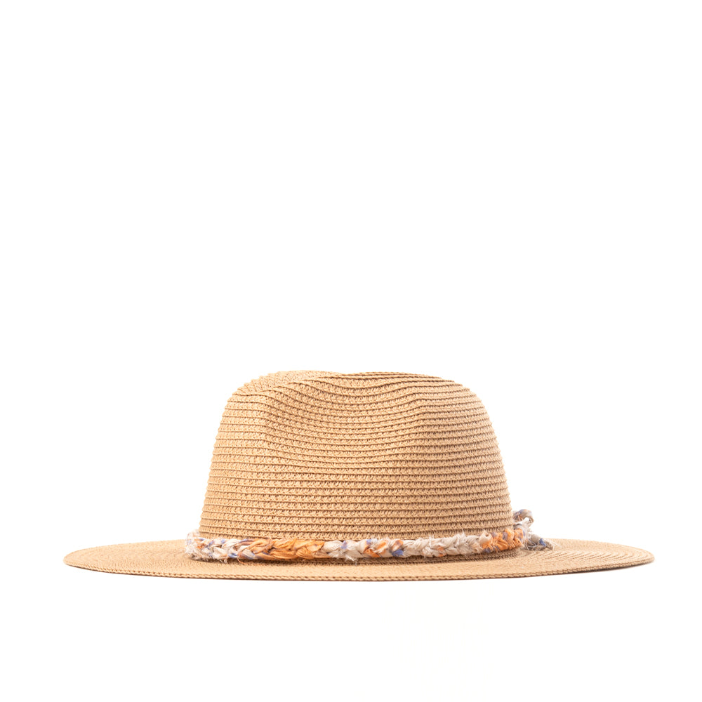 Saybrooke - Rust with Recycled Silk Ribbon