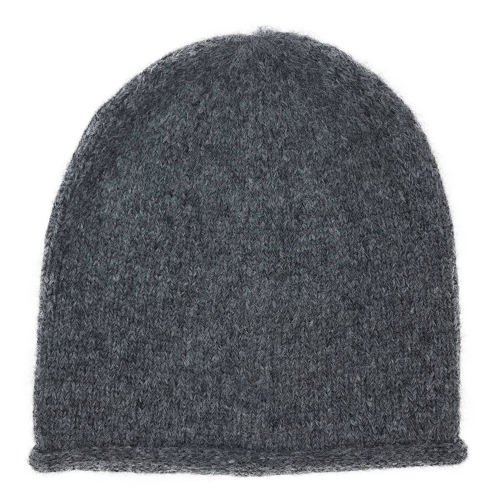 Alpaca Beanie - Charcoal