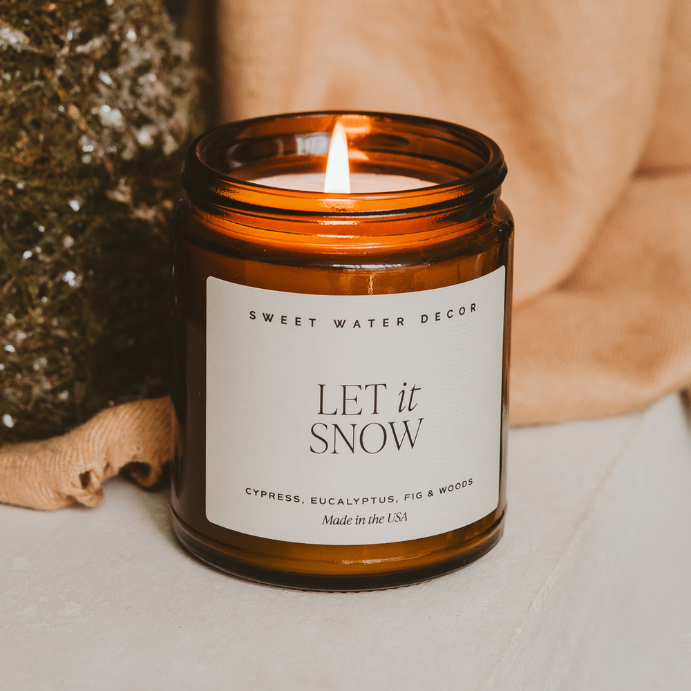 Let It Snow 9oz Soy Candle