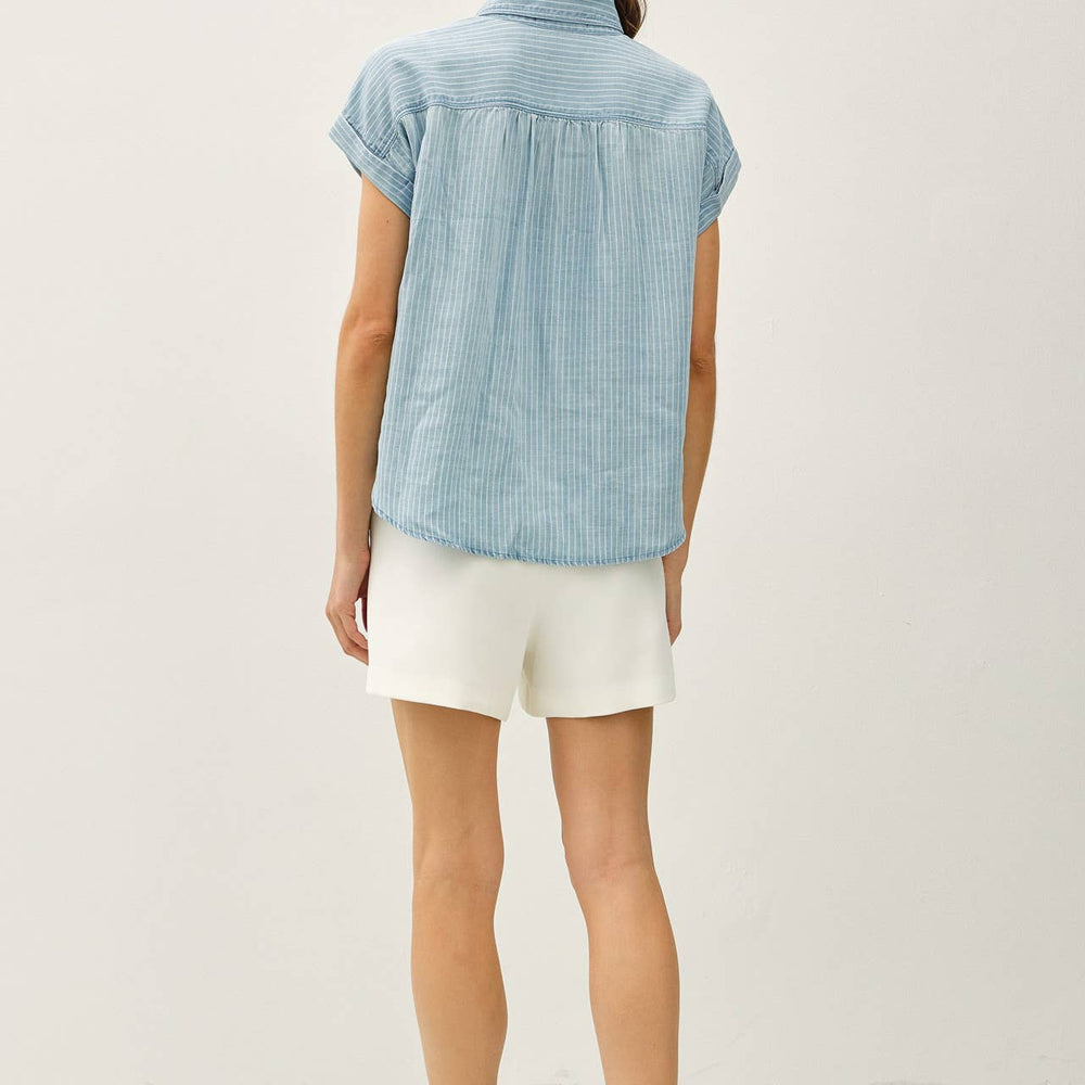 
                      
                        Tencel Button Up - Blue
                      
                    