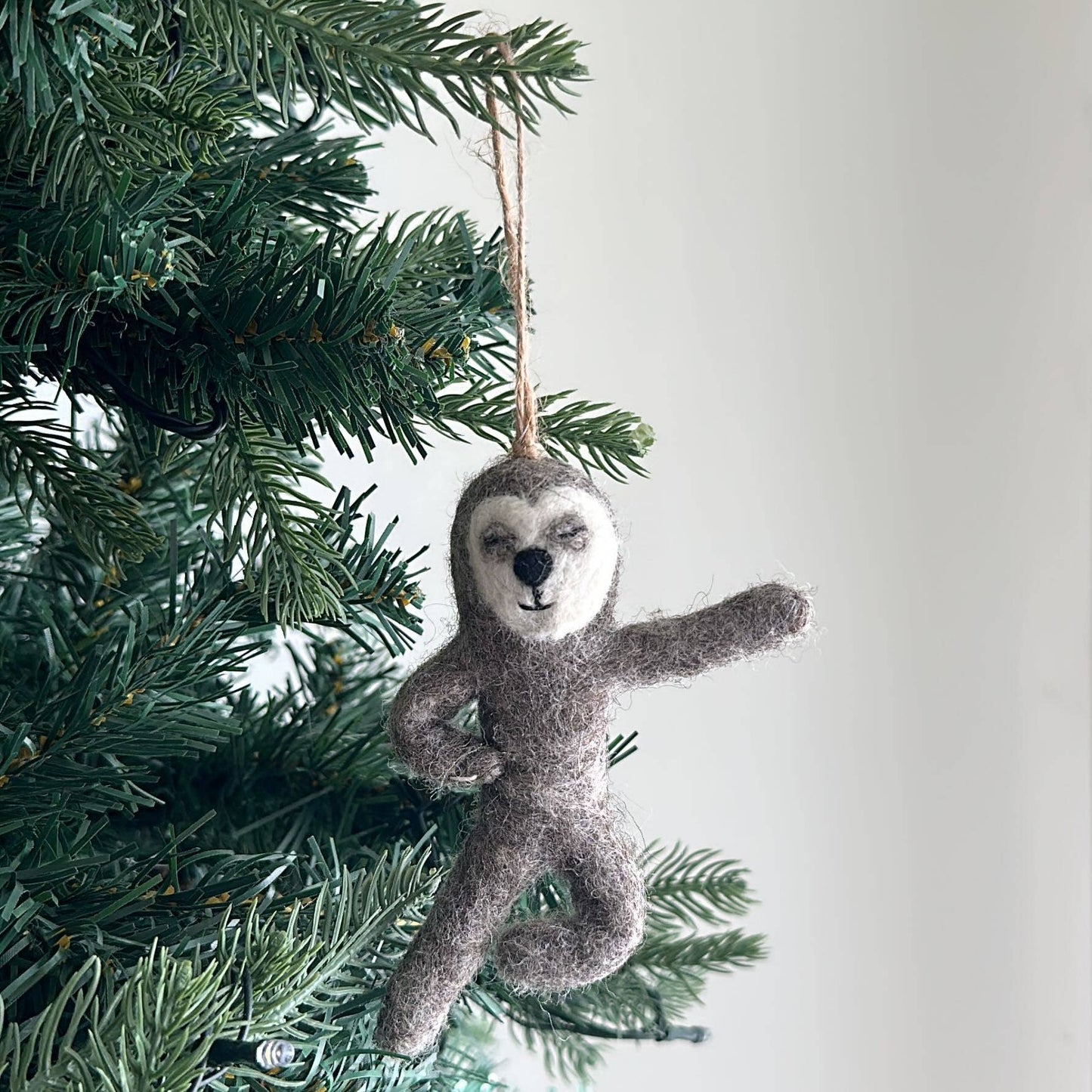 Sloth Ornament: Yoga Sloth