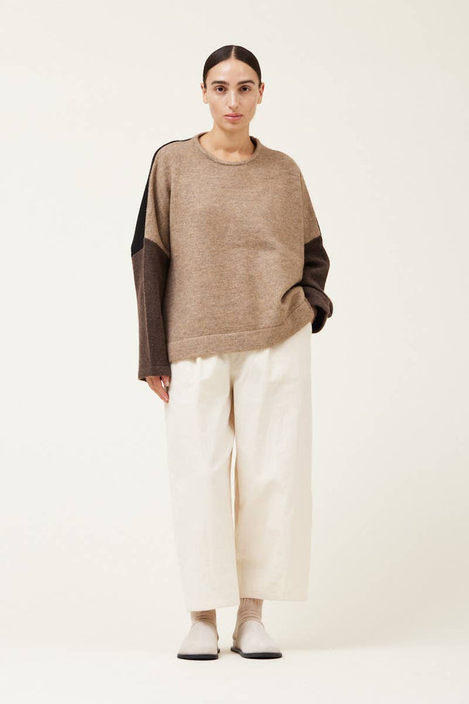 Color Block Pullover - Twig