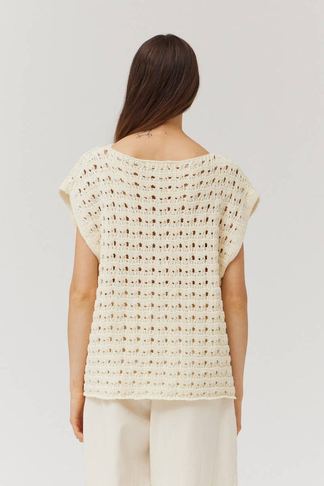 
                      
                        Cotton Crochet Top - Ivory
                      
                    