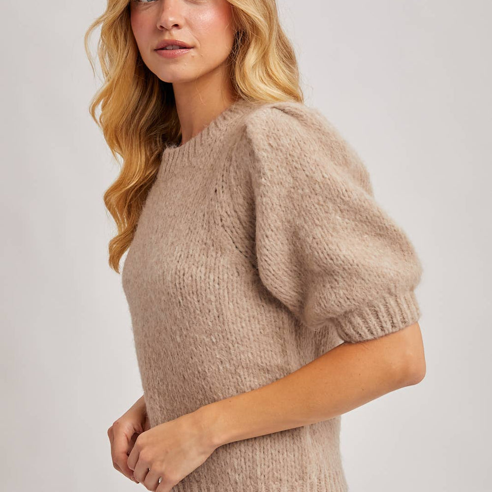 
                      
                        Puff Sleeved Sweater - Oatmeal
                      
                    