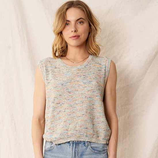 Sleeveless Sweater - Multi