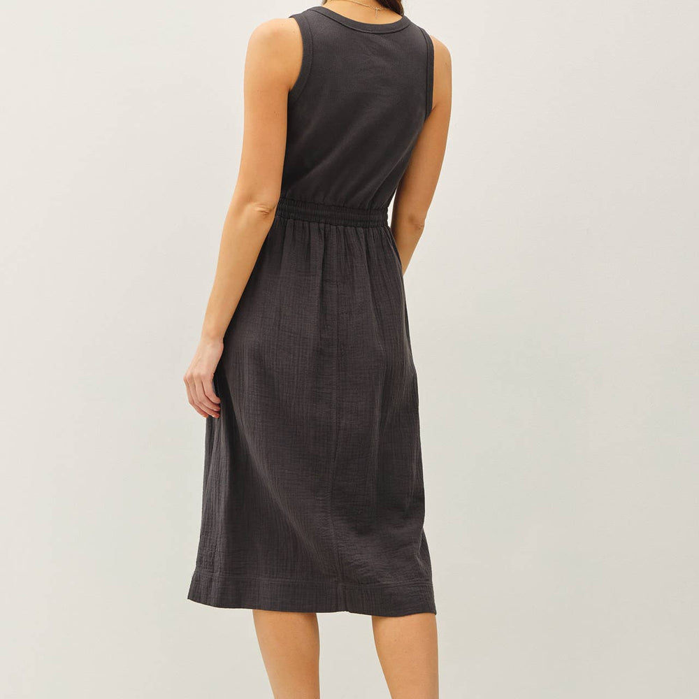 
                      
                        Cotton Tank Dress - Charcoal
                      
                    