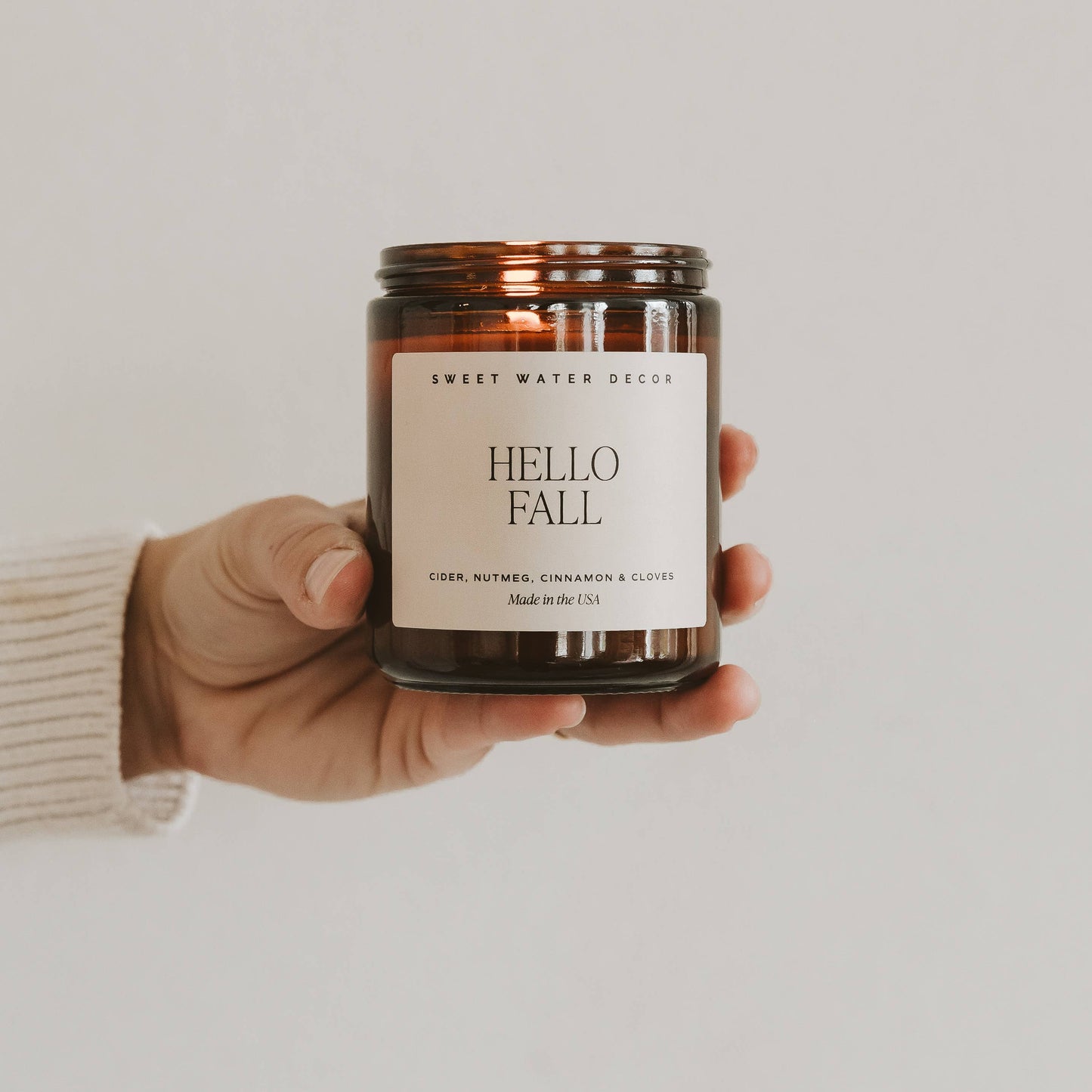 Hello Fall 9 oz Soy Candle