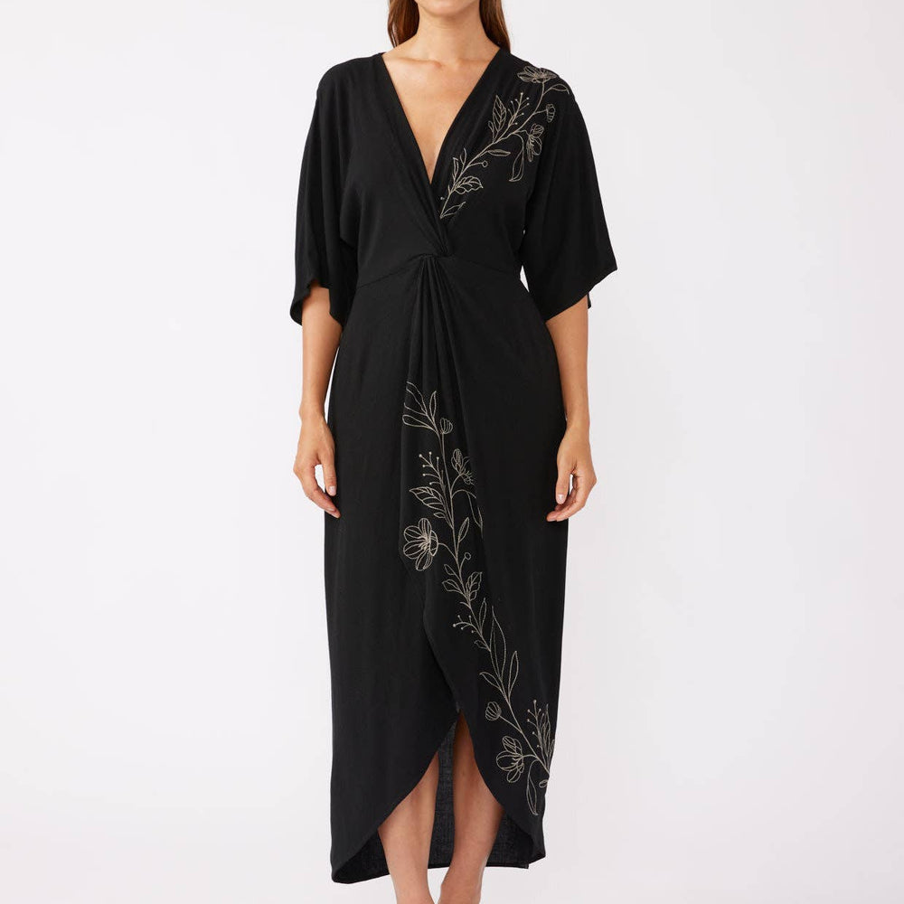 
                      
                        Front Knot Kimono Dress
                      
                    