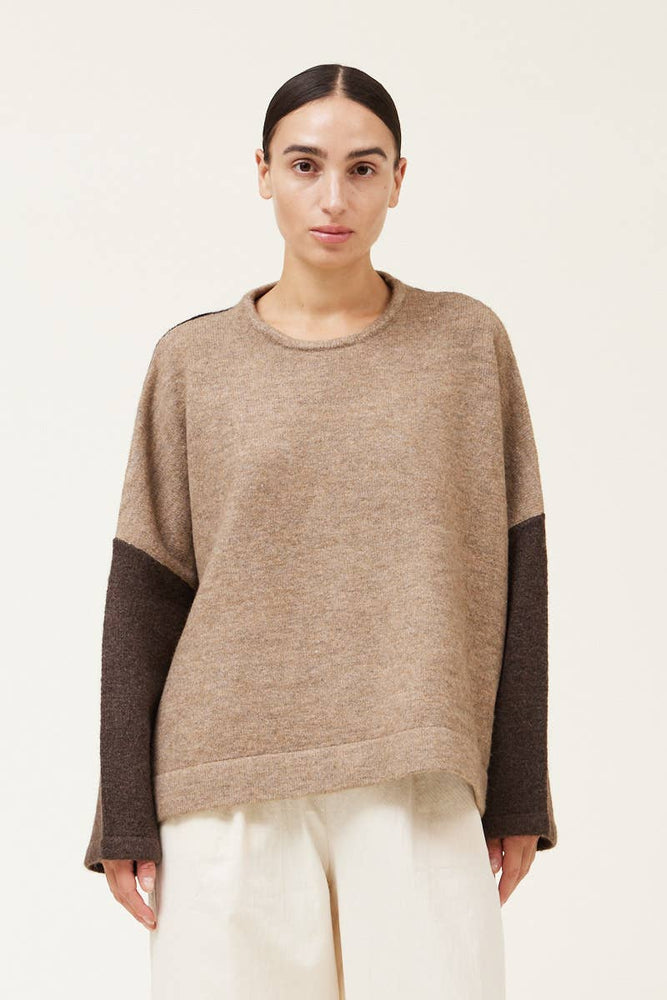 
                      
                        Color Block Pullover - Twig
                      
                    