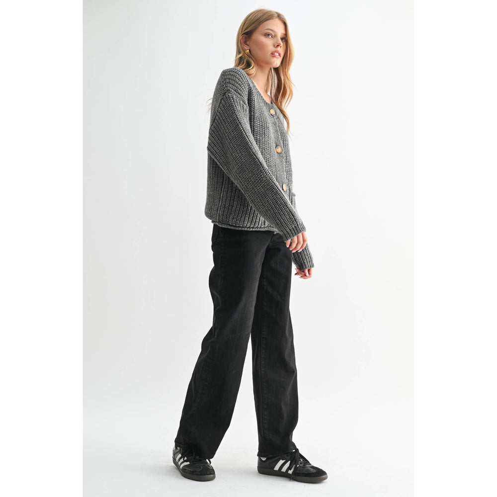 
                      
                        Chunky Cardigan - Grey
                      
                    