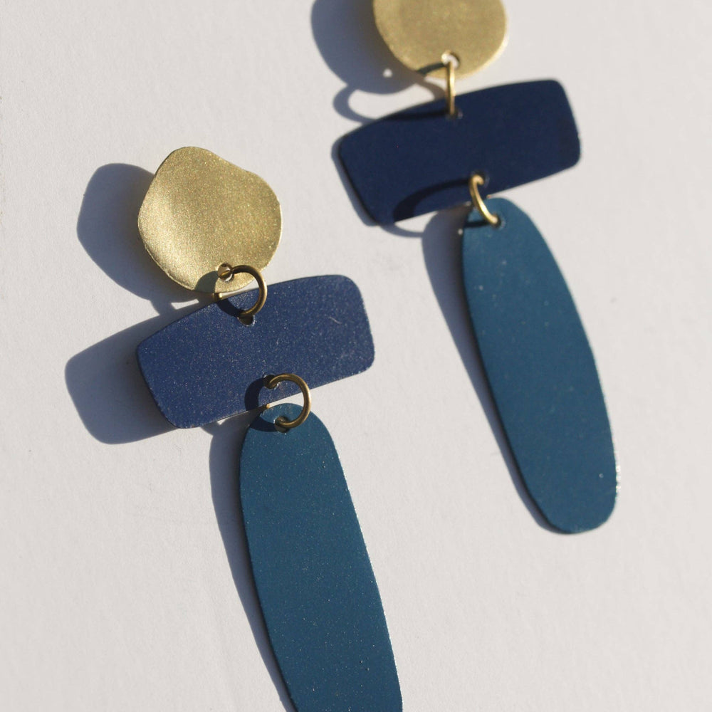 
                      
                        Ultramarine Trio Earrings
                      
                    