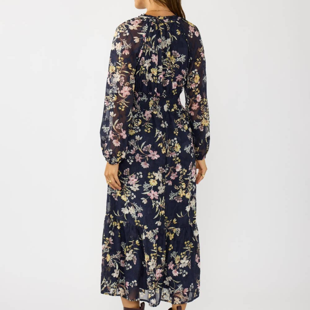 Smocked Floral Dress