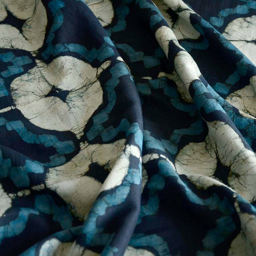 
                      
                        Cotton Silk Block Print Scarf - Grenada
                      
                    