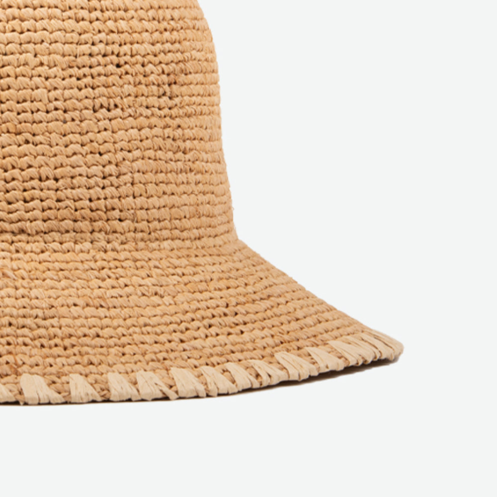 Gabi Whip Bucket Hat - Natural