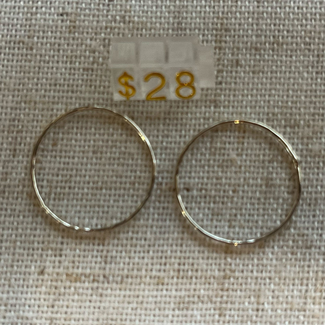 Sterling Silver Stackable Rings - 1mm Thick