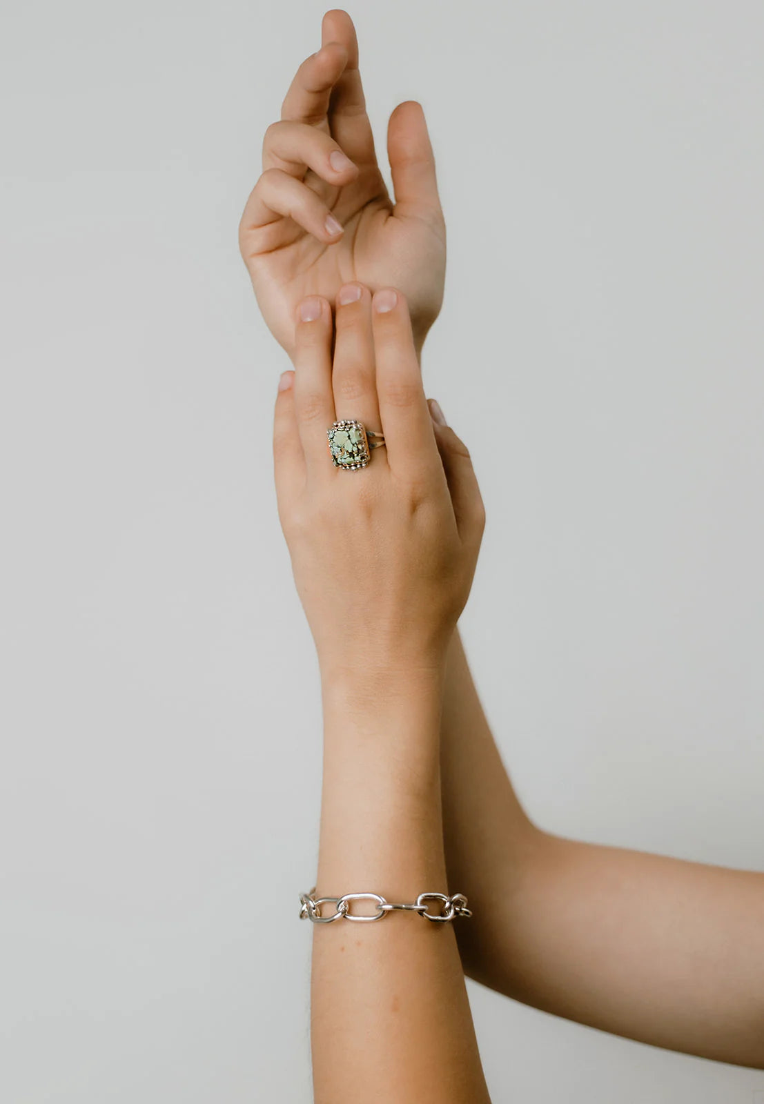 Chunky Paperclip Bracelet - Silver