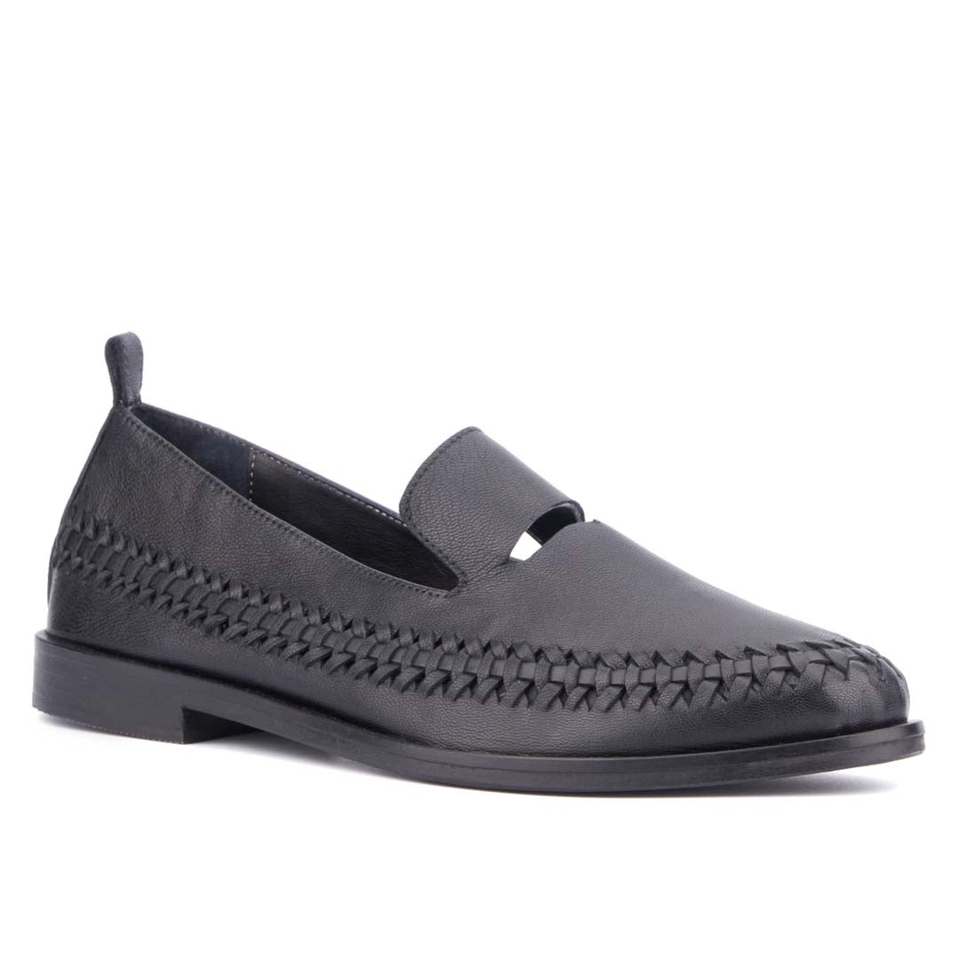 Woven Loafer- Black