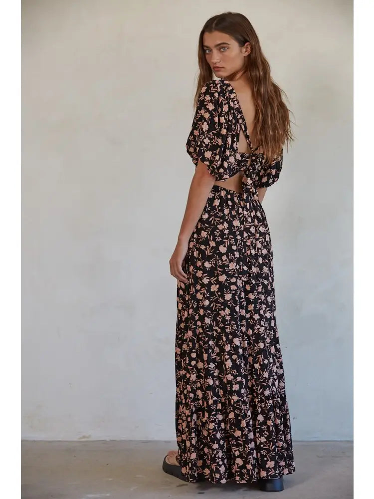 
                      
                        Floral Maxi Dress - Black Multi
                      
                    