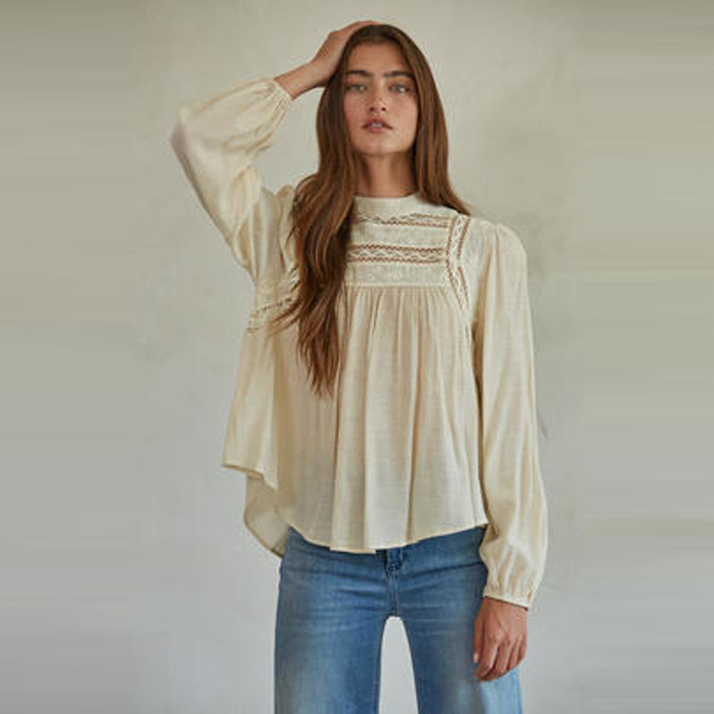 Charisse Blouse - Ivory