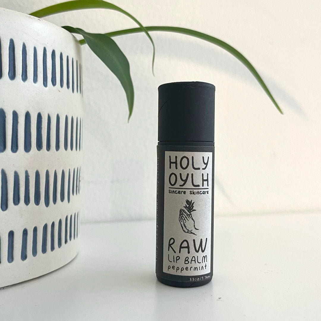 Raw Lip Balm - Peppermint