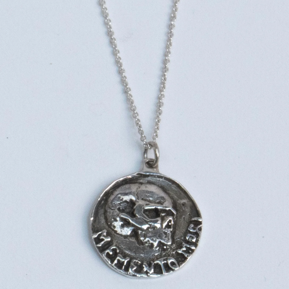 Memento Mori Necklace - Sterling Silver