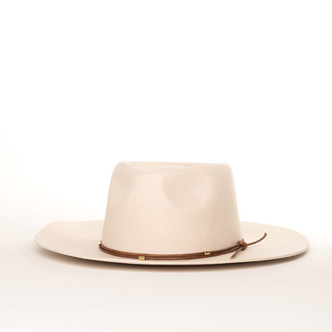 
                      
                        Lennox Wool Fedora in Buff
                      
                    