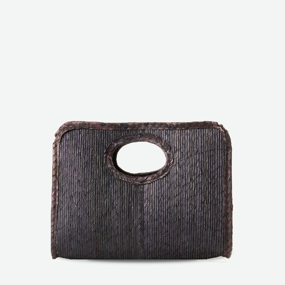 Mini Square Tote - Black