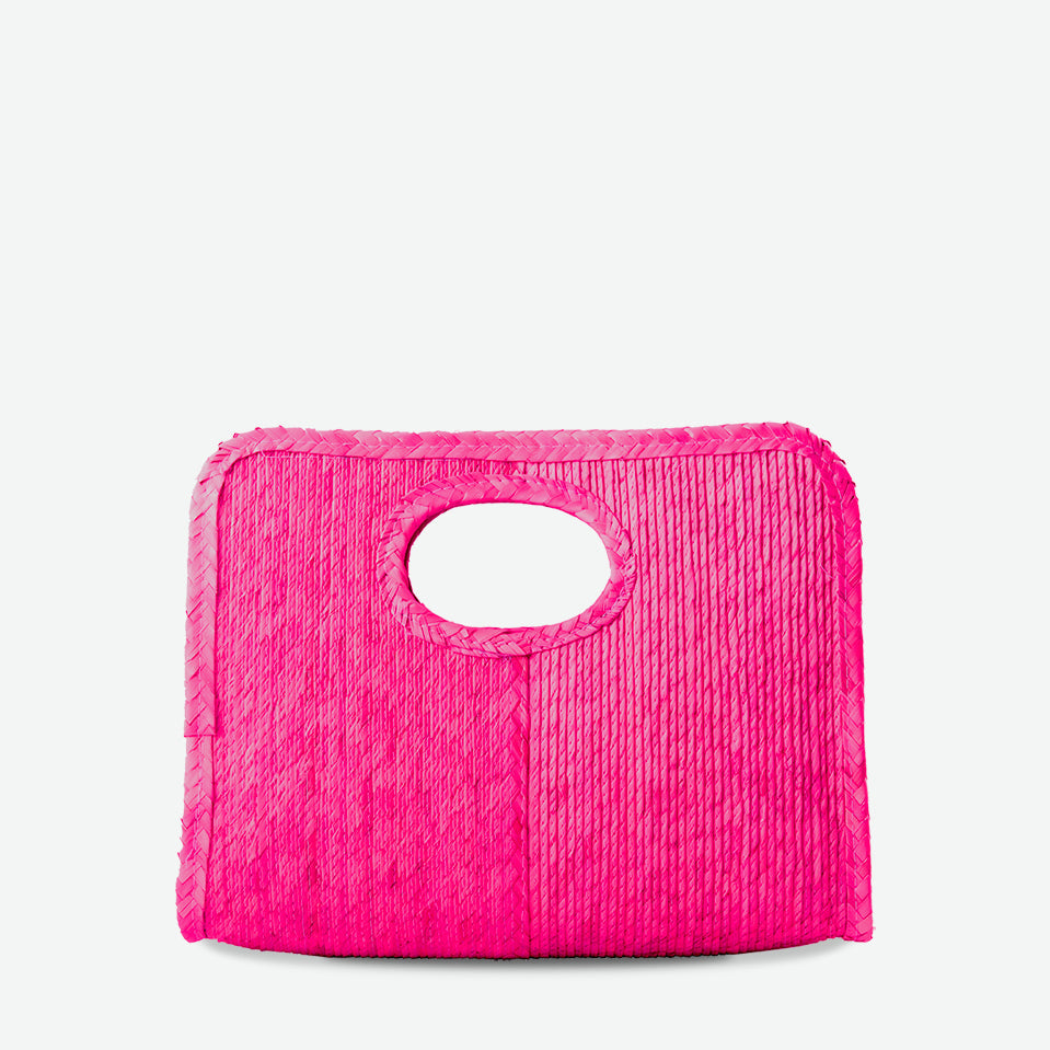 Mini Square Tote - Fuchsia