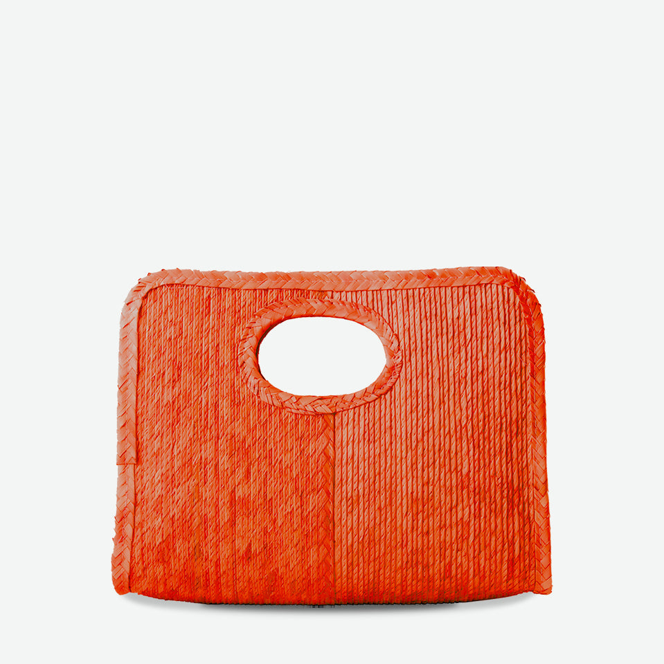 Mini Square Tote - Orange