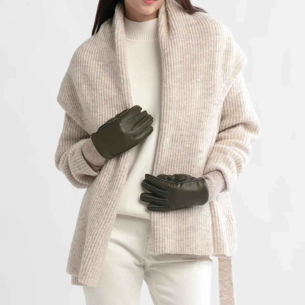 
                      
                        Shawl Collar Belt Cardigan - Oatmeal
                      
                    