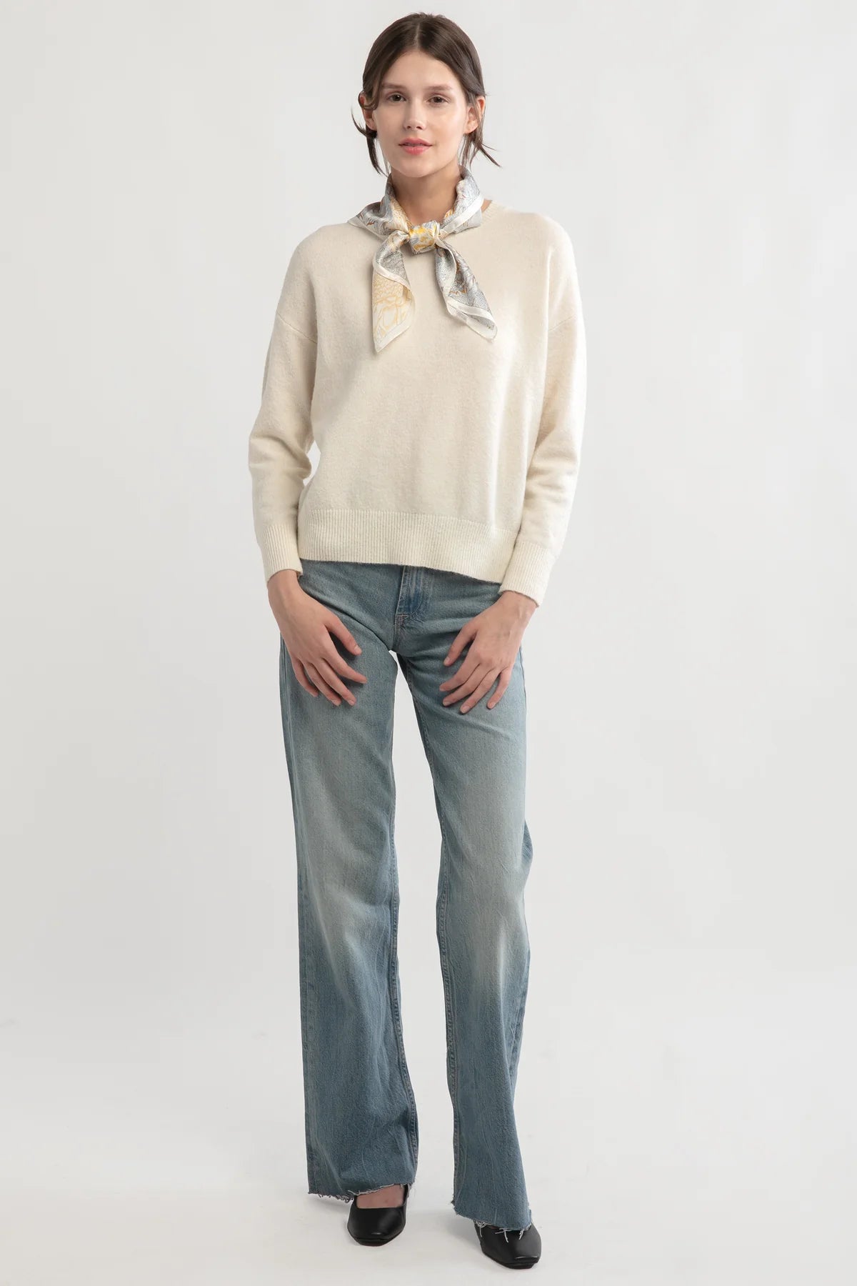 Basic Crewneck Sweater - Oatmeal