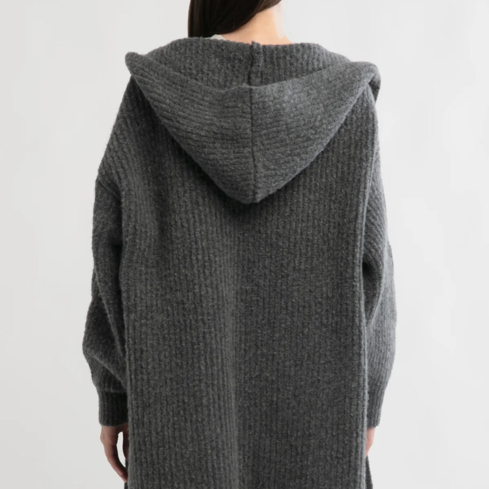 
                      
                        Lazy Day Hooded Cardigan - Charcoal
                      
                    