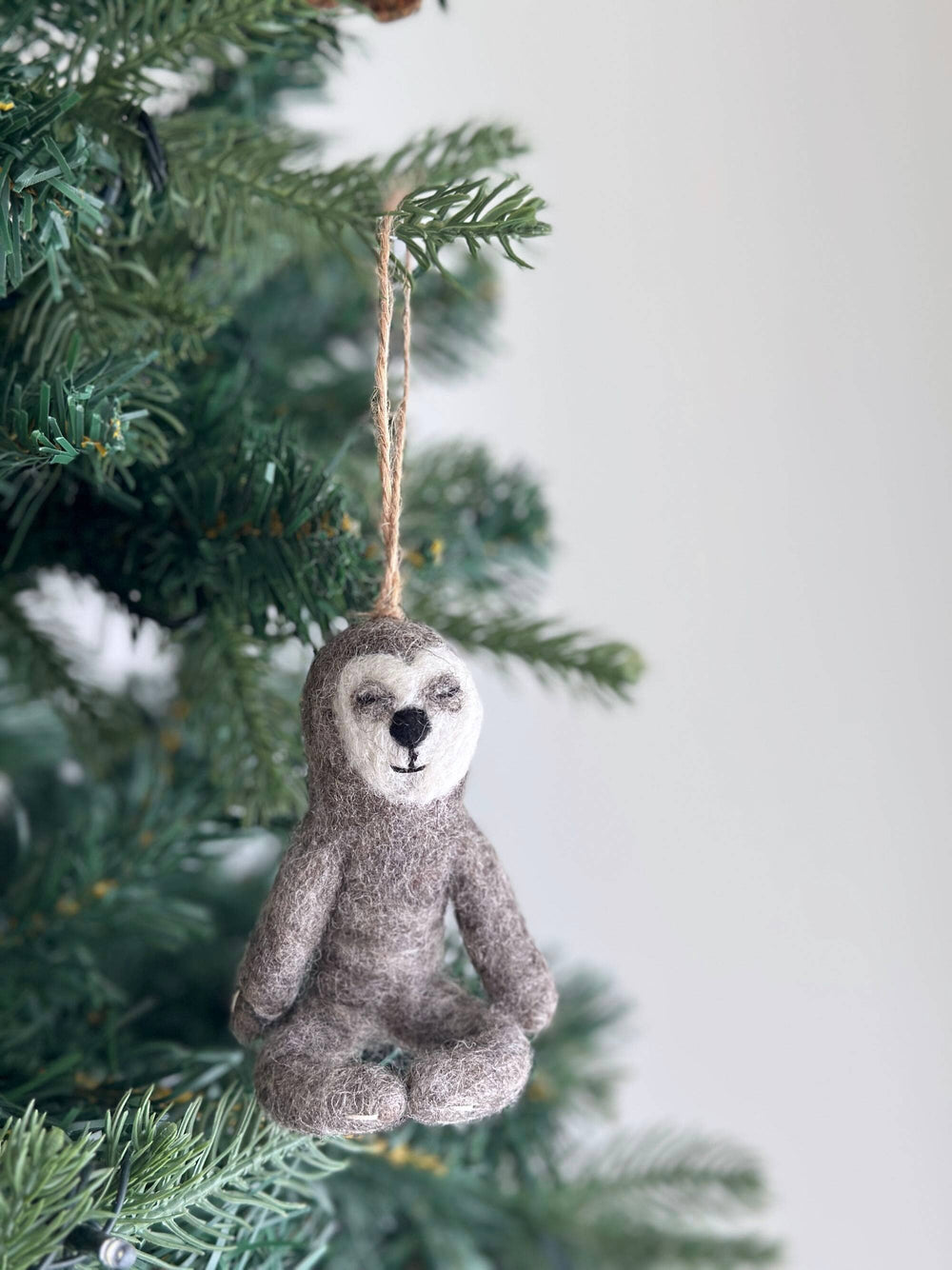 Sloth Ornament: Yoga Sloth