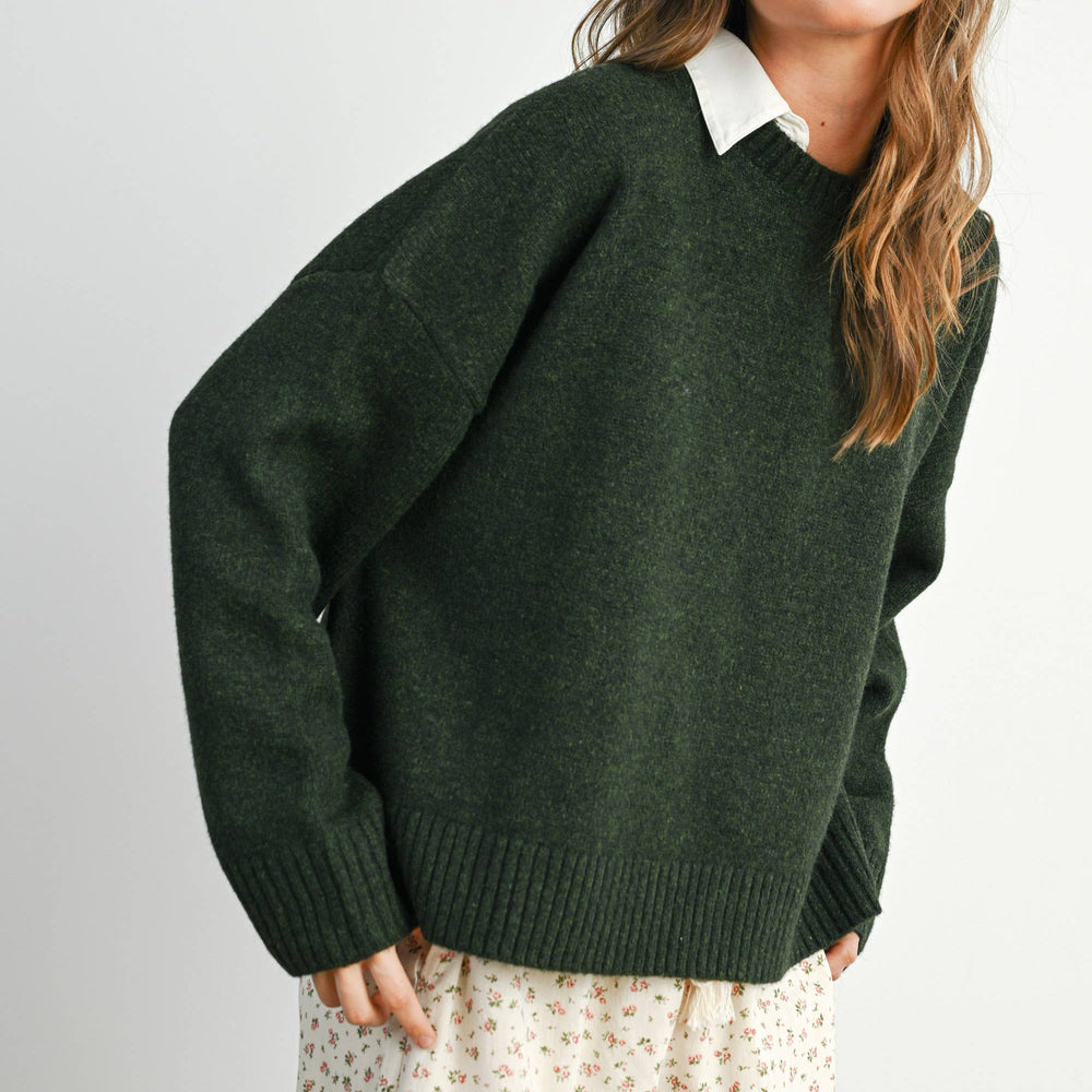 
                      
                        Tie-back Sweater - Emerald
                      
                    