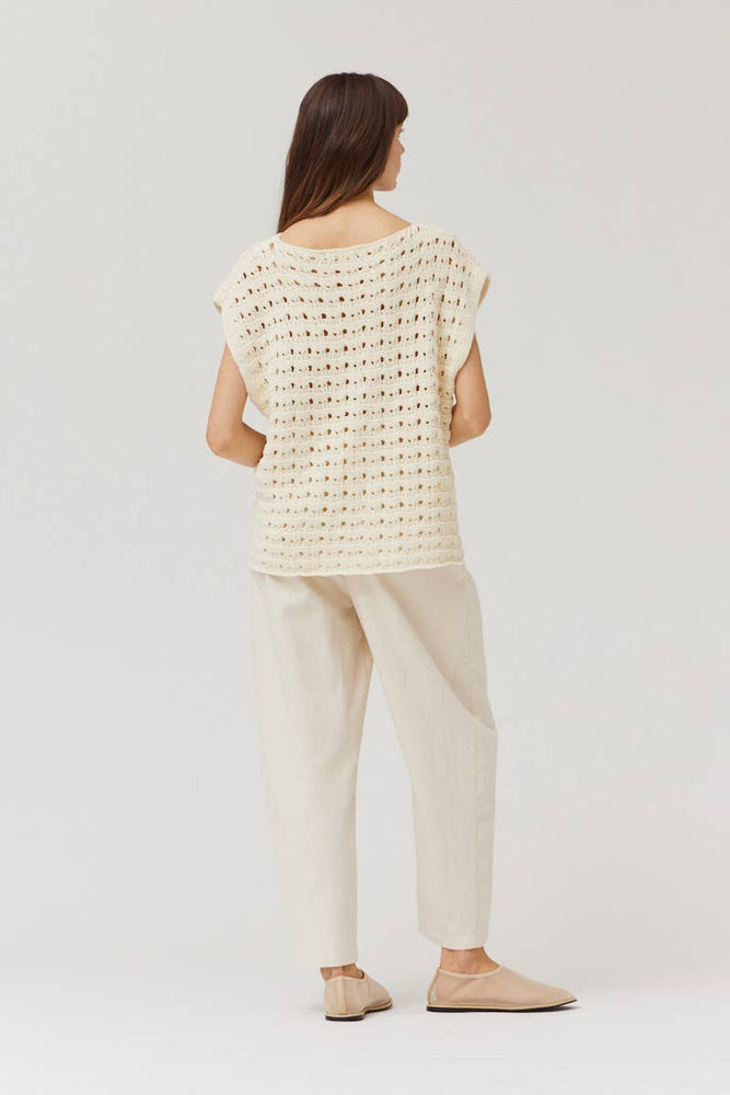 
                      
                        Cotton Crochet Top - Ivory
                      
                    