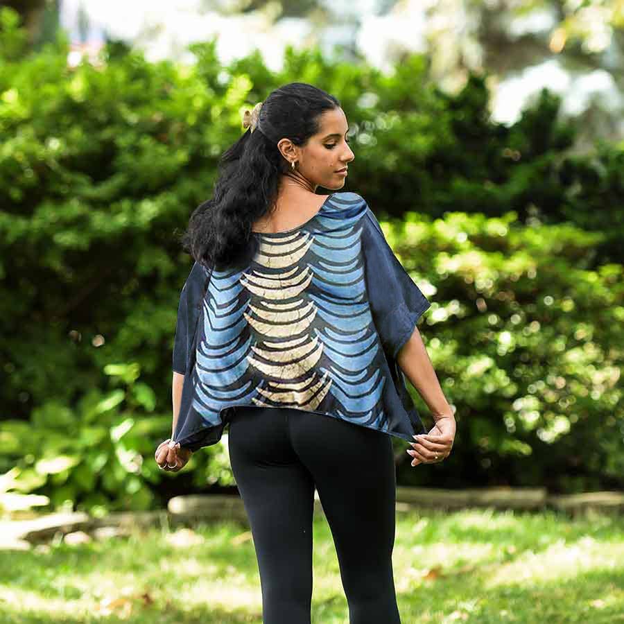 Cotton Silk Crop Top - Crescent