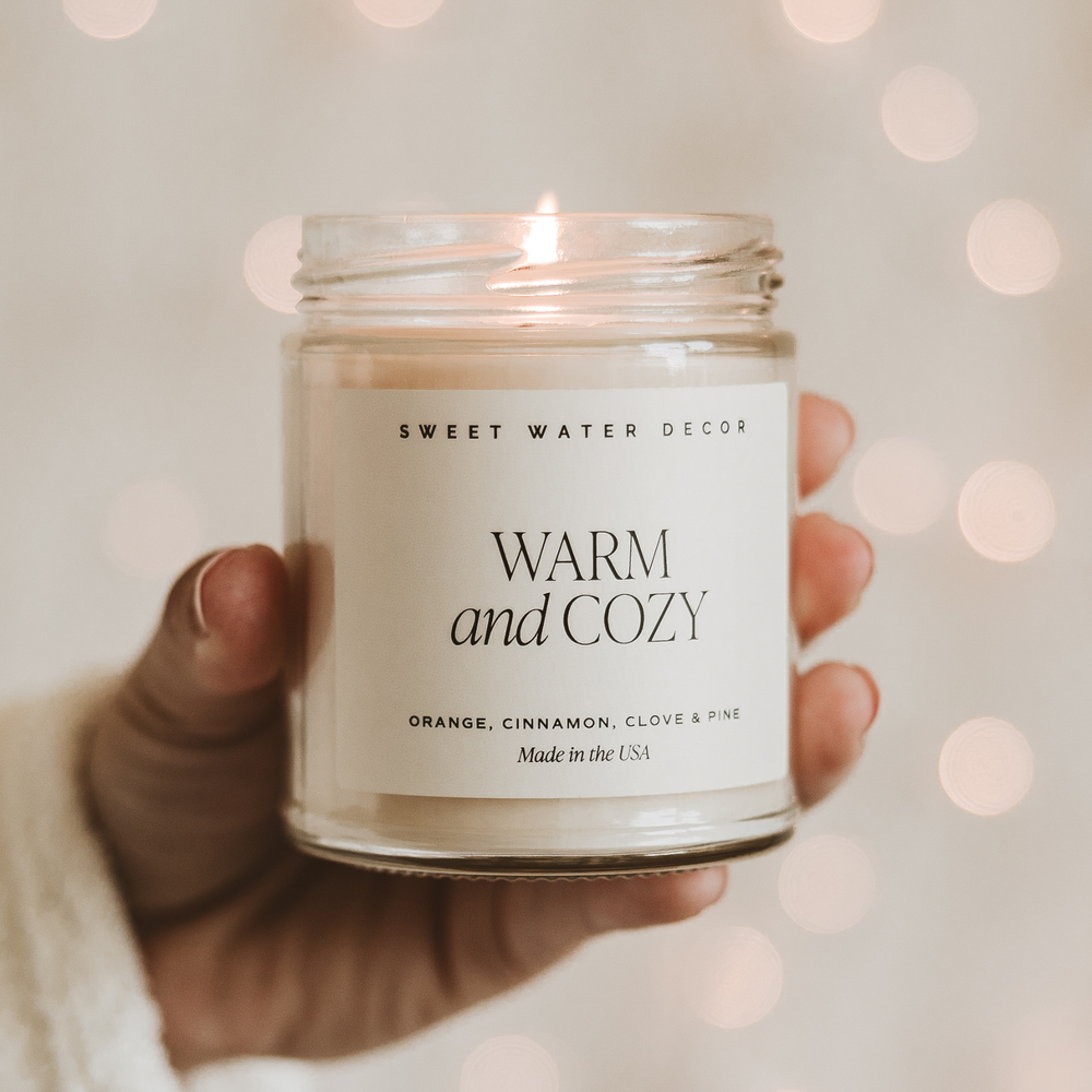 Warm and Cozy 9oz Soy Candle