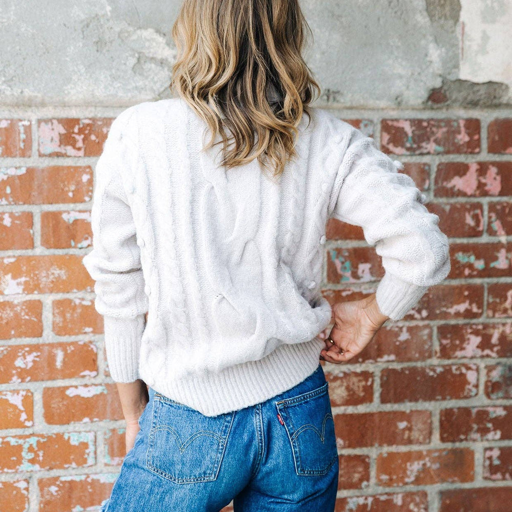 
                      
                        Cable Knit Cozy Sweater - Taupe
                      
                    