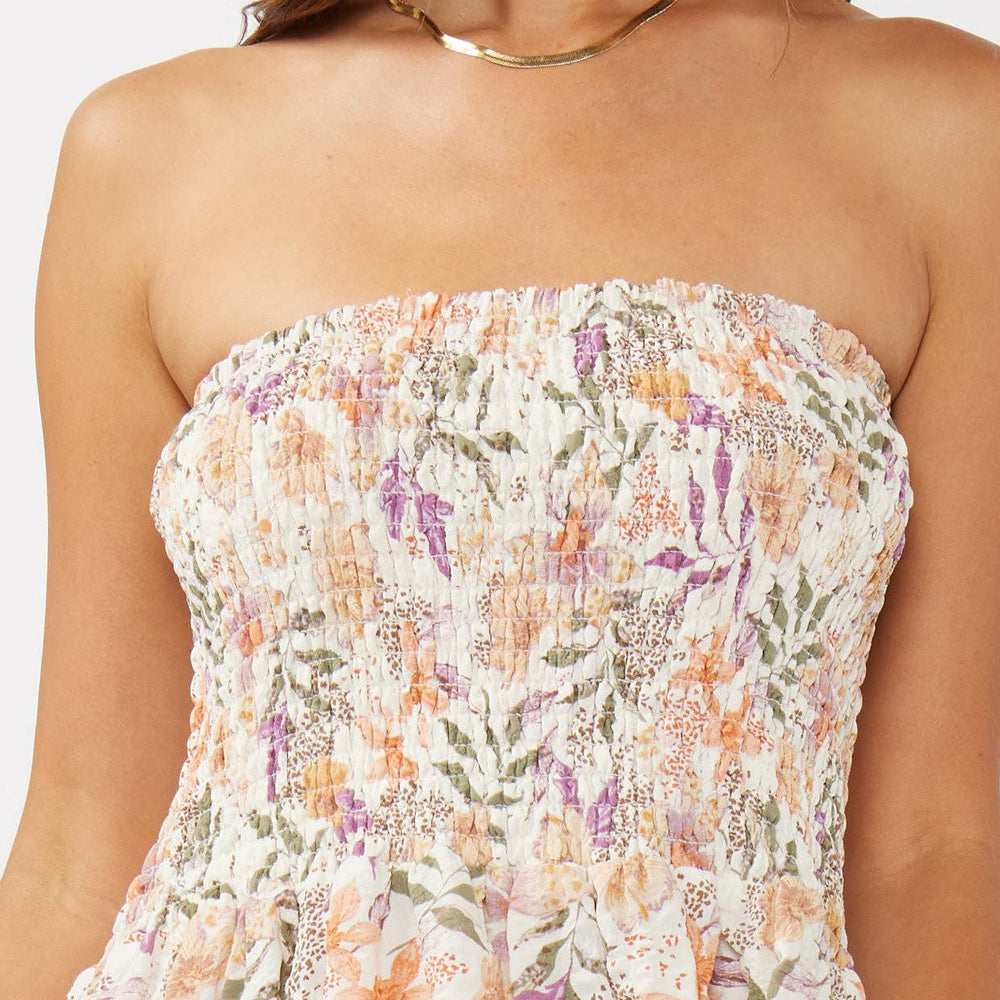 
                      
                        Convertible Floral Smocked Skirt
                      
                    