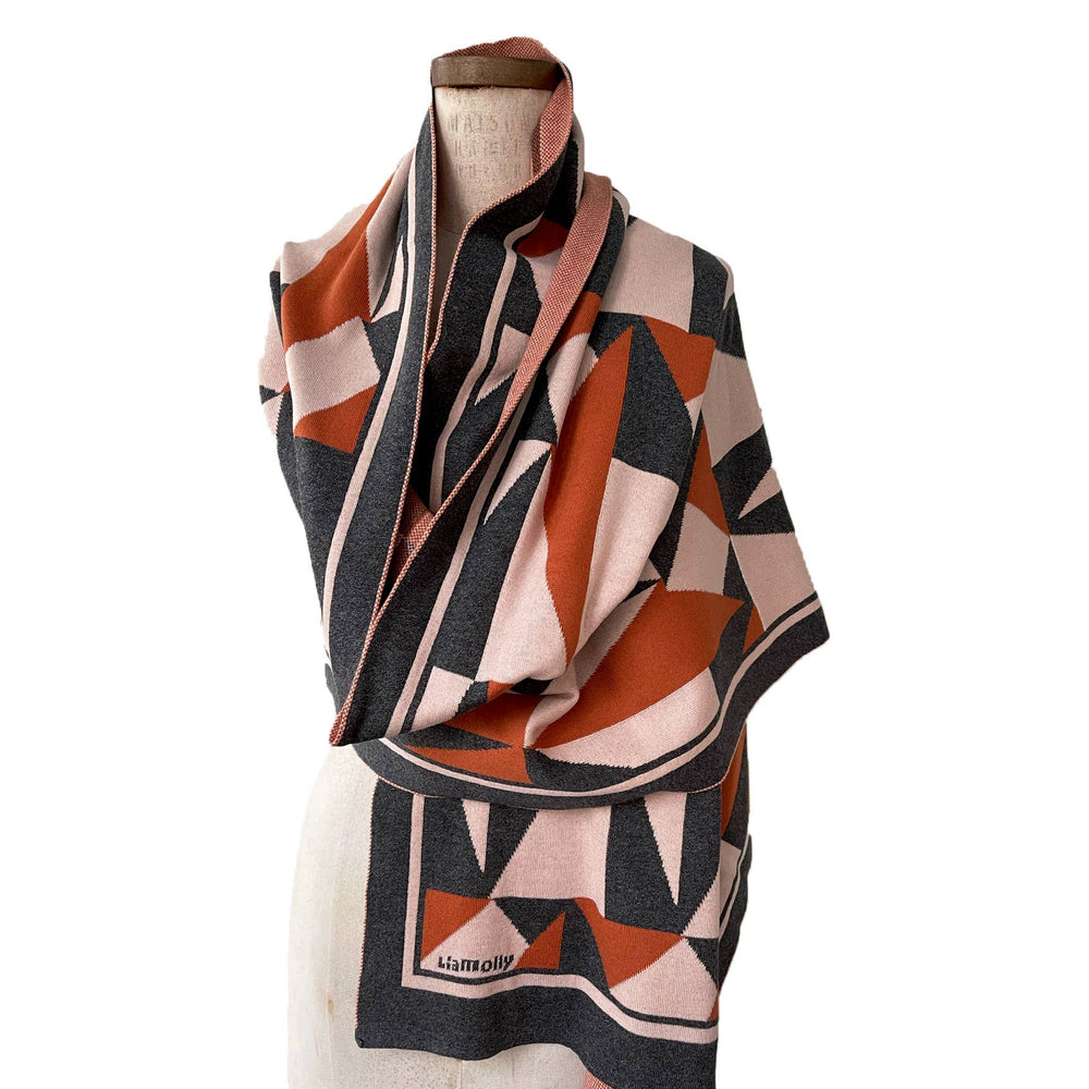 
                      
                        Box Kite Wrap - Cinnamon & Charcoal
                      
                    