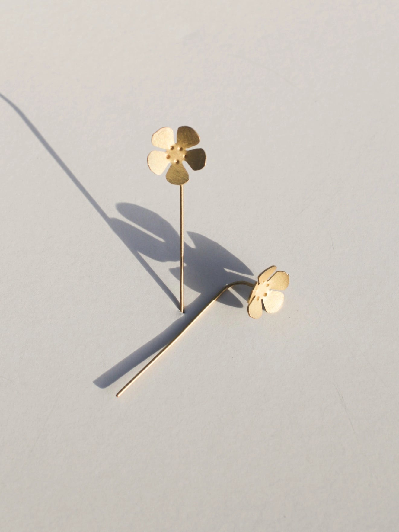 Forget-Me-Not Threader Earings