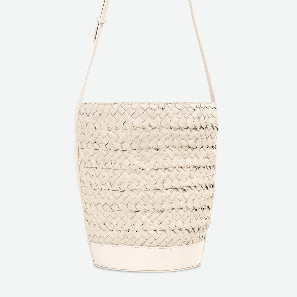 Emery Woven Bucket - Stone