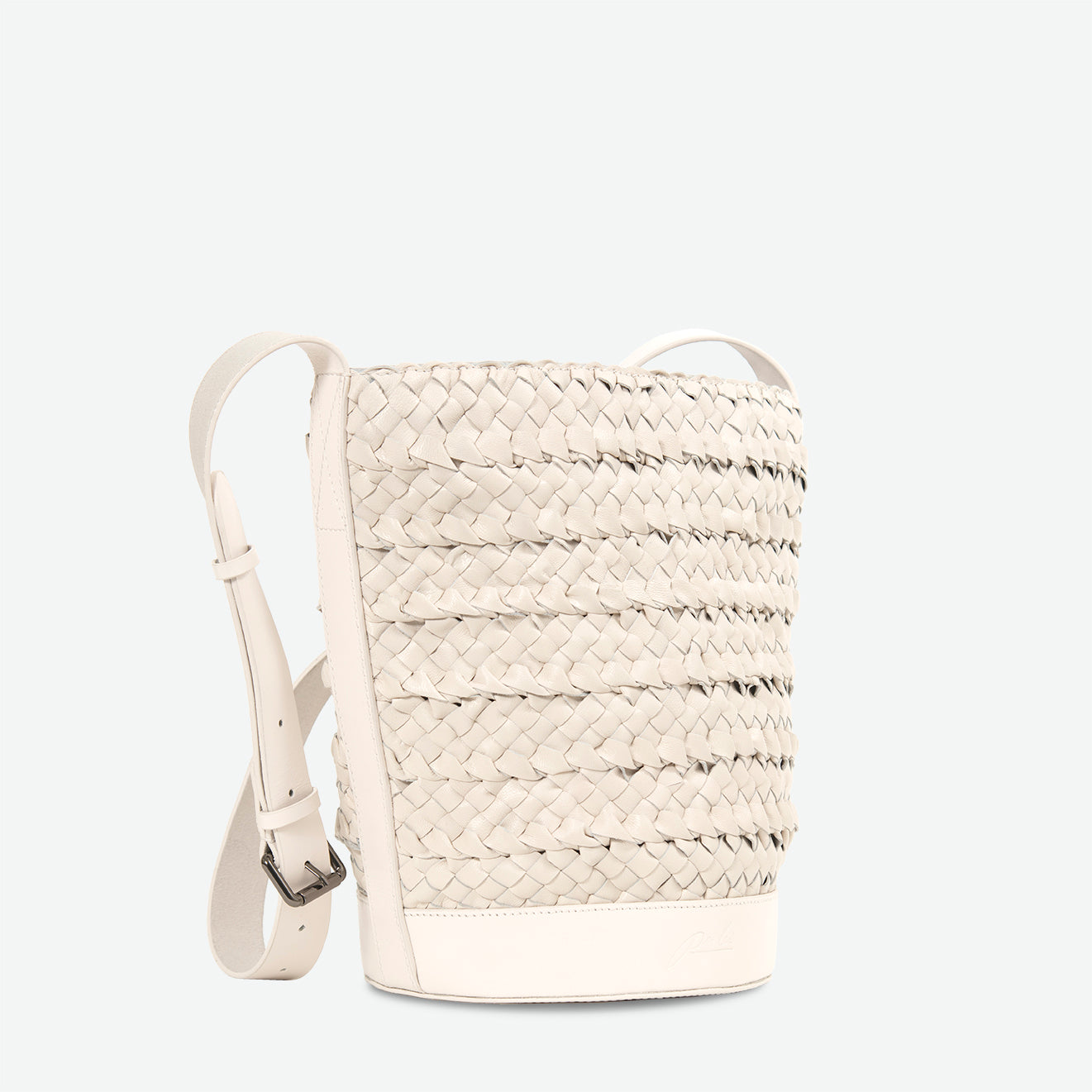 Emery Woven Bucket - Stone