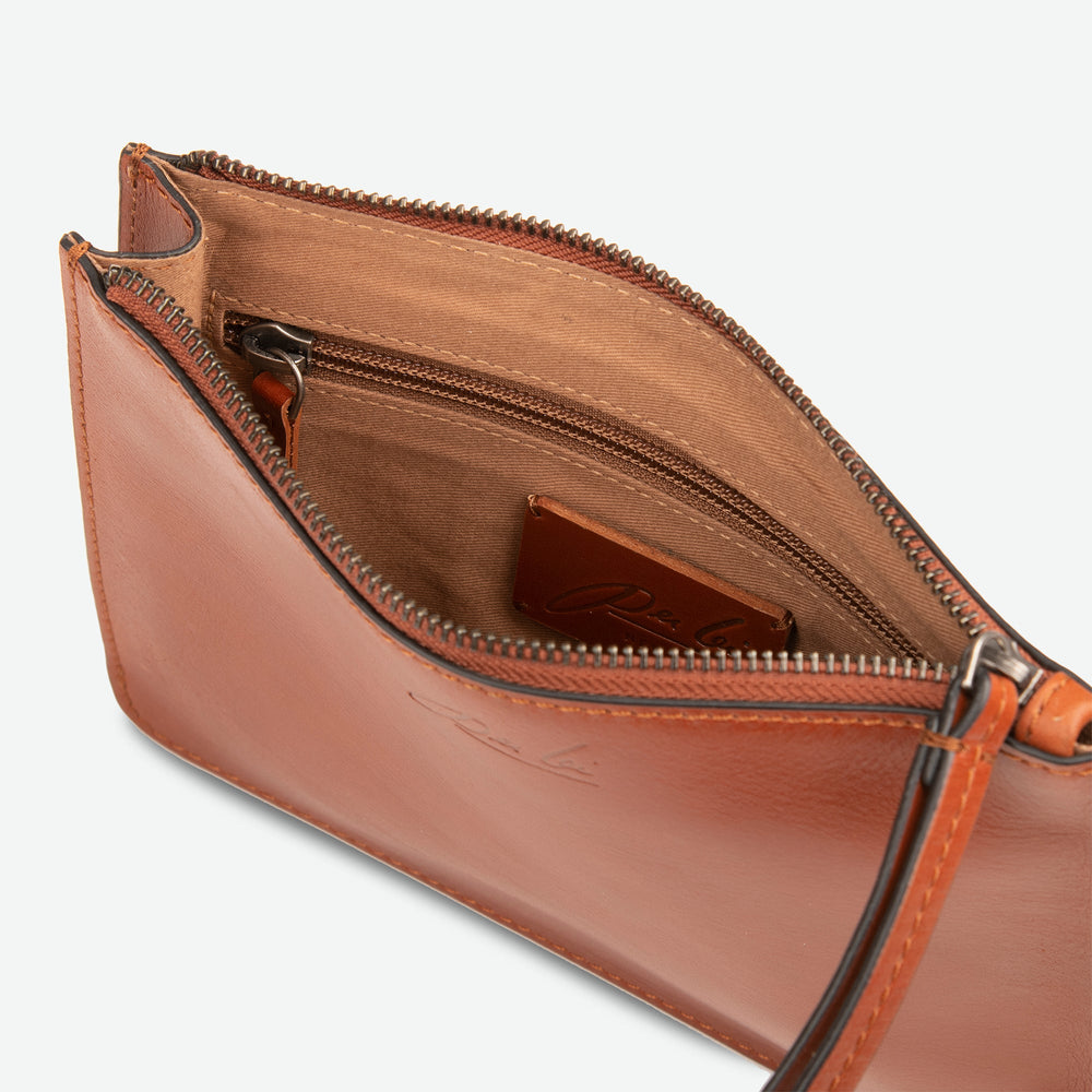
                      
                        Emery Leather Pouch - Chestnut
                      
                    