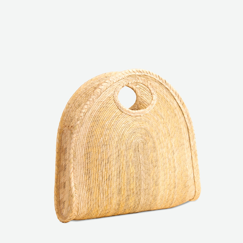 
                      
                        Capri Handheld Tote in Natural
                      
                    