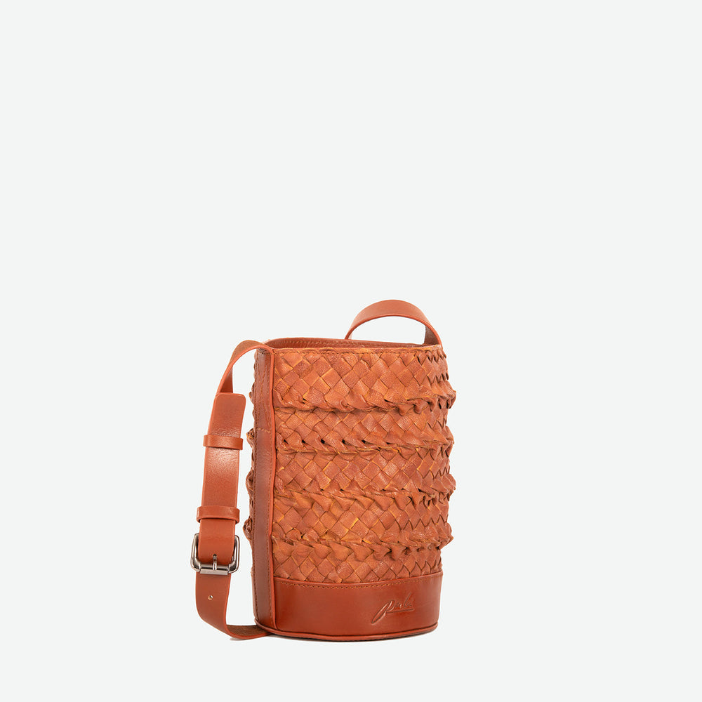 
                      
                        Mini Emery Woven Bucket - Chestnut
                      
                    